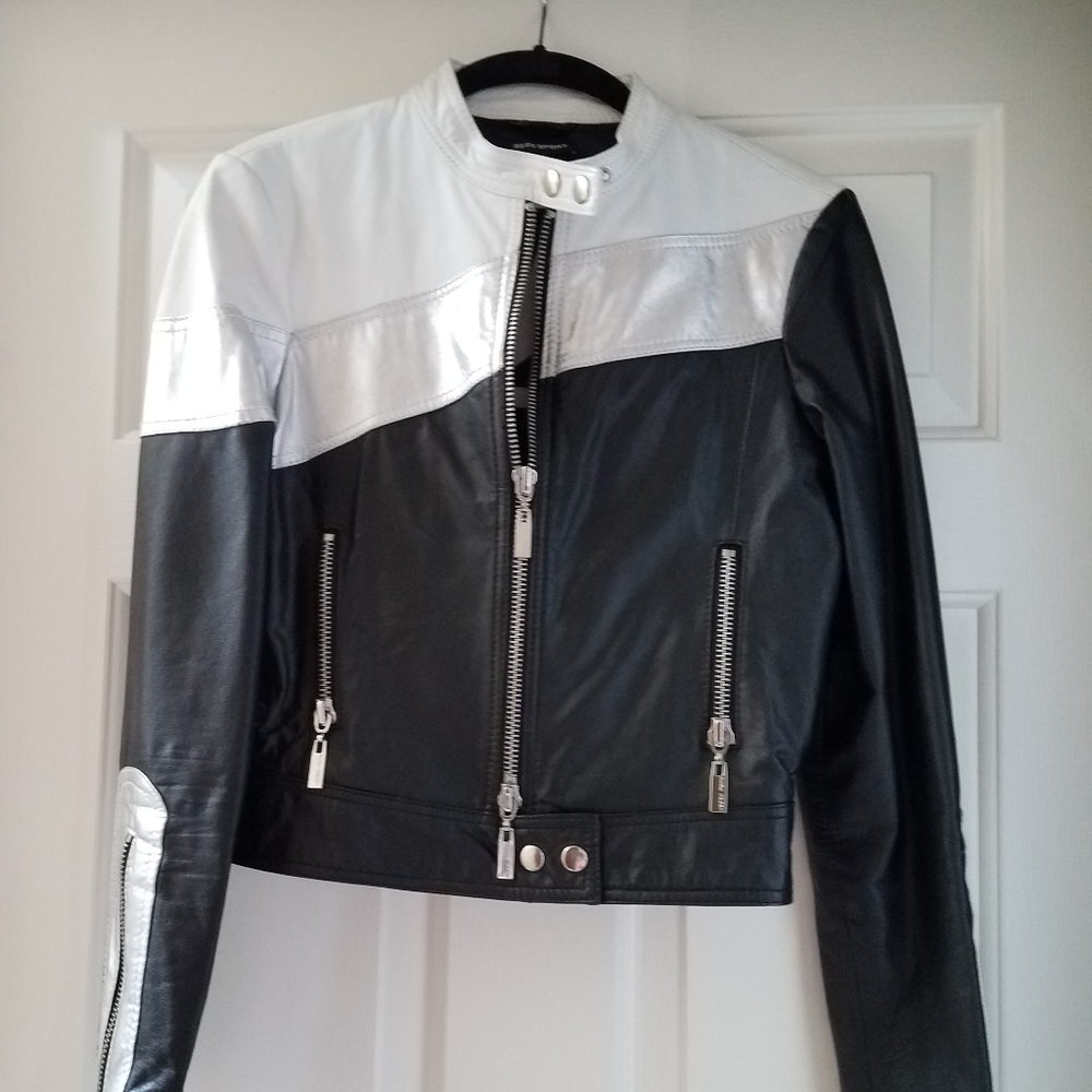 Bebe Sport Leather Jacket